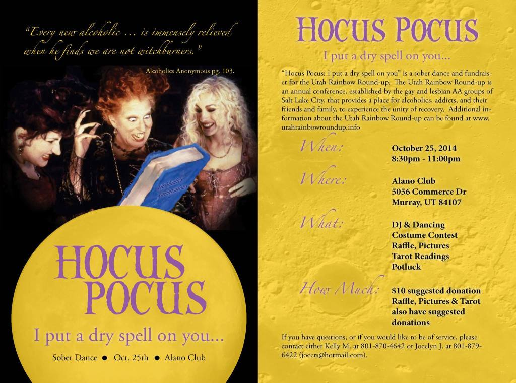Hocus Pocus: I put a dry spell on you
