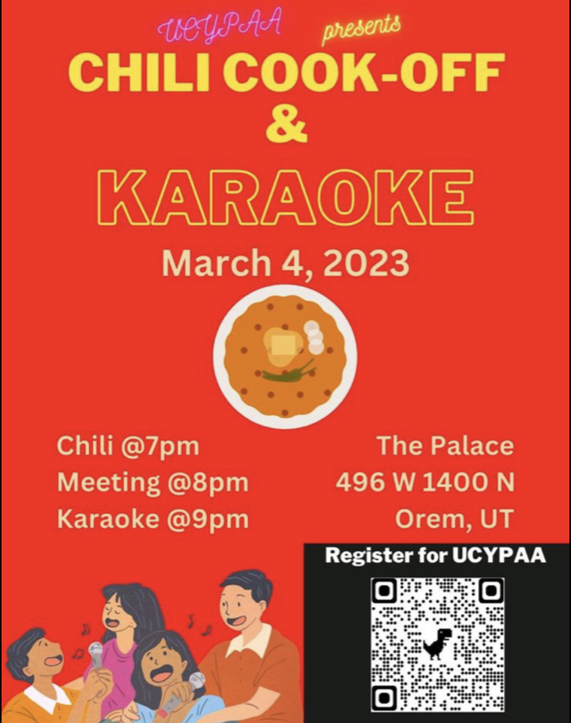 Featured image for “Chili Cook Off & Karaoke”