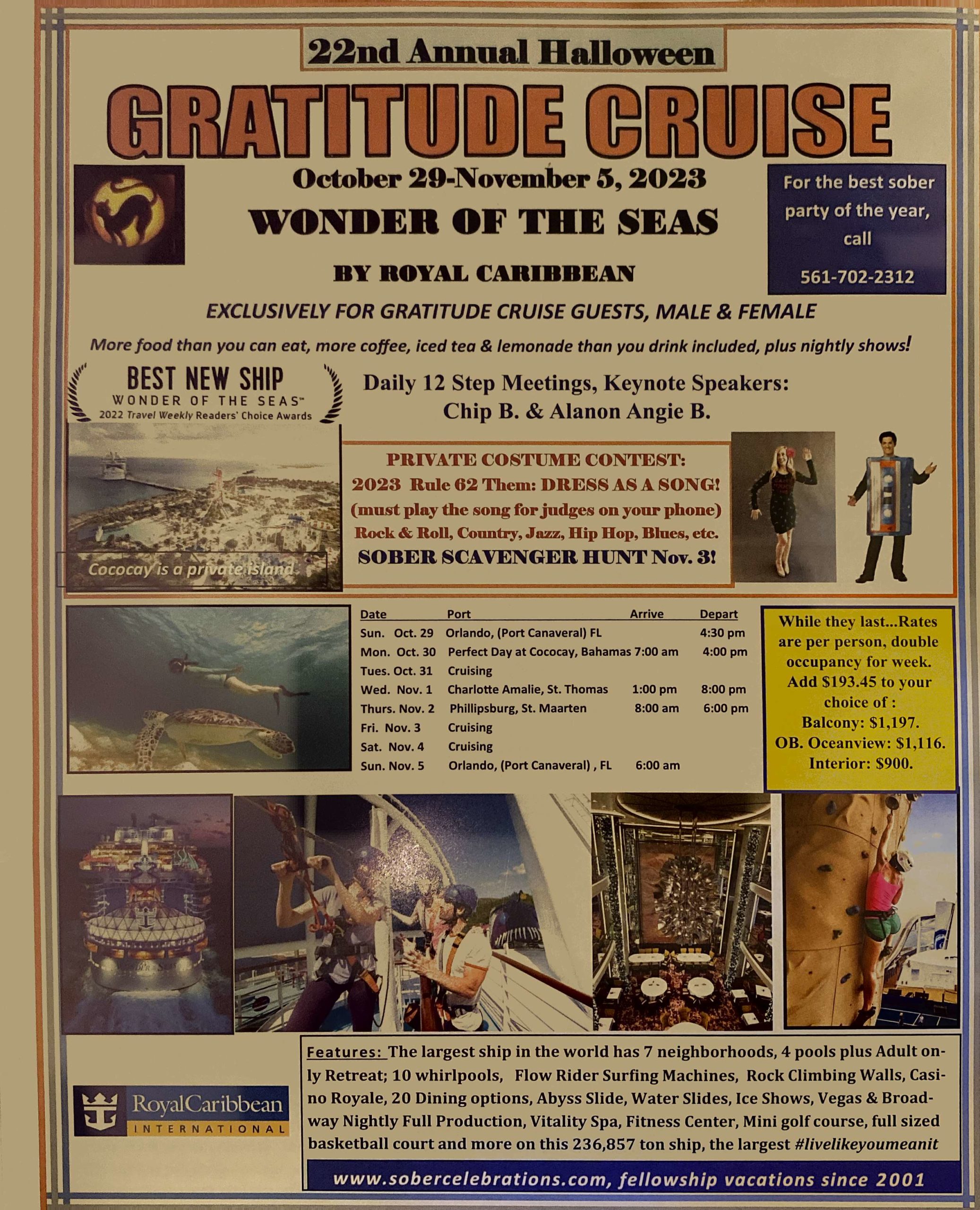 Featured image for “22nd Annual Gratitude Cruise”