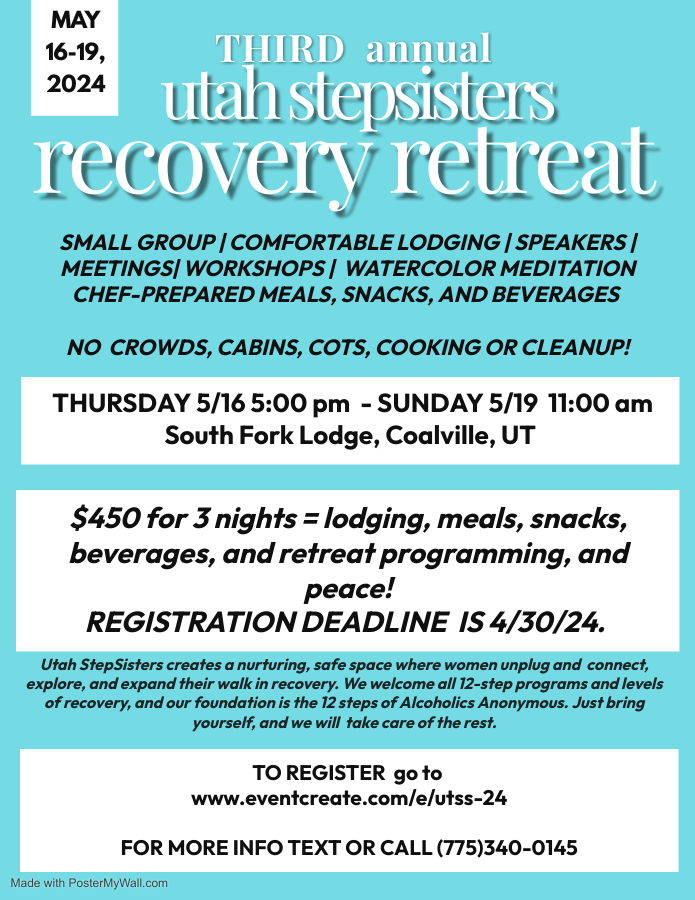 Featured image for “Utah Stepsisters Recovery Retreat”