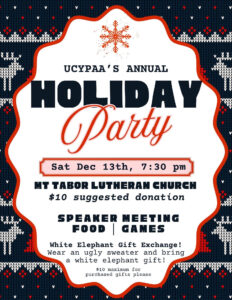 2025.12.13  UCYPAA Holiday Party