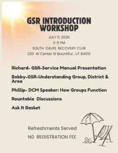 2026.07.11 GSR Introduction Workshop